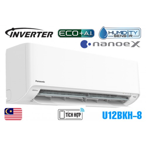 Điều hòa Panasonic 12000BTU 1 chiều inverter U12BKH-8 Điều hòa Panasonic 12000BTU 1 chiều inverter U12BKH-8